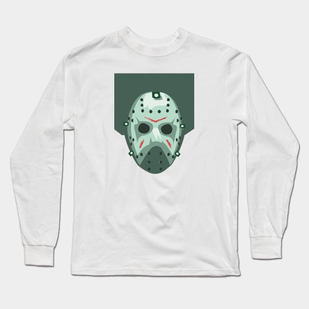 Horror movie Mr Jason film cult killer musk Long Sleeve T-Shirt by TEEWEB